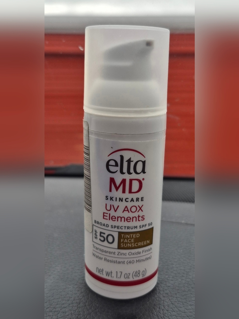 EltaMD UV AOX ELEMENTS Tinted Face Sunscreen SPF 50, 1.7 Oz NWOB EXP. 6/26